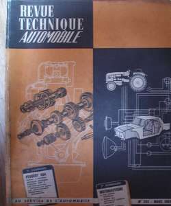 RTA203 Revue Technique PEUGEOT 404 moteur injection INDENOR XDP 4