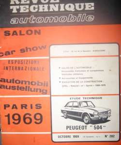 RTA282 Revue PEUGEOT 504