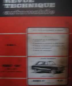 RTA308 Revue PEUGEOT 204 Tous modèles de 1965 A 1972