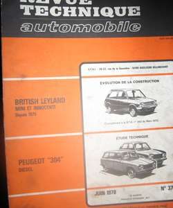 RTA379 Revue PEUGEOT 304 diesel