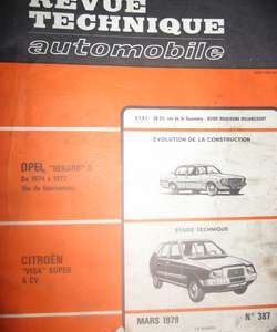 RTA387 Revue CITROEN Visa super 5cv  1124cm3