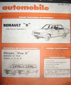 RTA421 Revue FIAT Ritmo Diesel L et CL ET EVOLUTION CITROEN CX ATHENA ET REFLEX