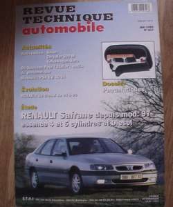 RTA617 RENAULT SAFRANE depuis modèle 97