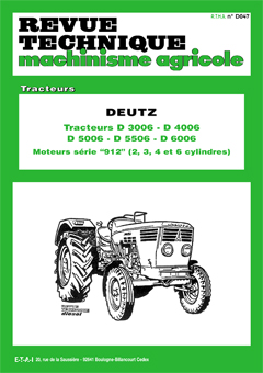 Fiche Tracteurs Deutz D4006