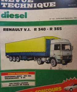 RTD152 RENAULT V.I R 340 et R 365