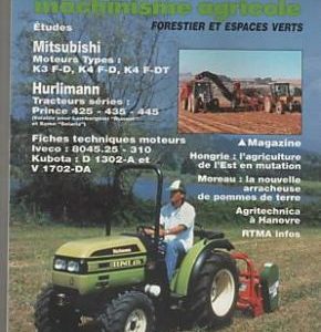 RTMA104 Revue technique Tracteur HURLIMANN Prince 425, 435 et 445 (étude valable pour LAMBORGHINI Runner et SAME Solaris de motorisation équivalente)