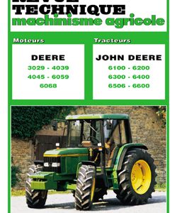 RTMA119 Revue technique Tracteur JOHN DEERE 6100, 6200, 6300, 6400, 6506 et 6600