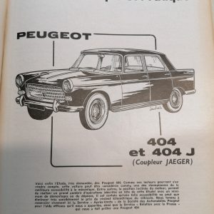 RTA189 PEUGEOT 404